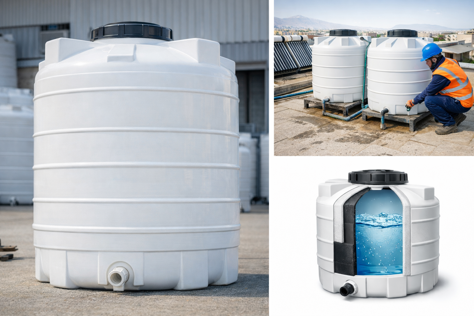 مخزن پلی اتیلن سه لایه